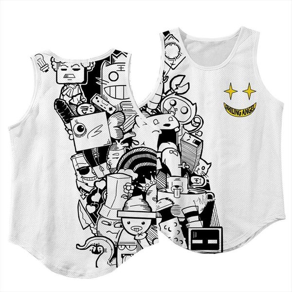 men white print beach sleeveless round neck streetwear harajuku vest plus size 6xl, White;black
men white print beach sleeveless round neck streetwear harajuku vest plus size 6xl, White;black