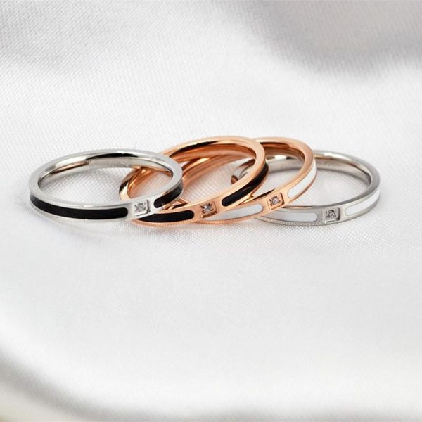 wedding rings fashion 2mm white black enamel ceramic ring for woman man jewelry 316l stainless steel finger with single crystal, Slivery;golden
wedding rings fashion 2mm white black enamel ceramic ring for woman man jewelry 316l stainless steel finger with single crystal, Slivery;golden