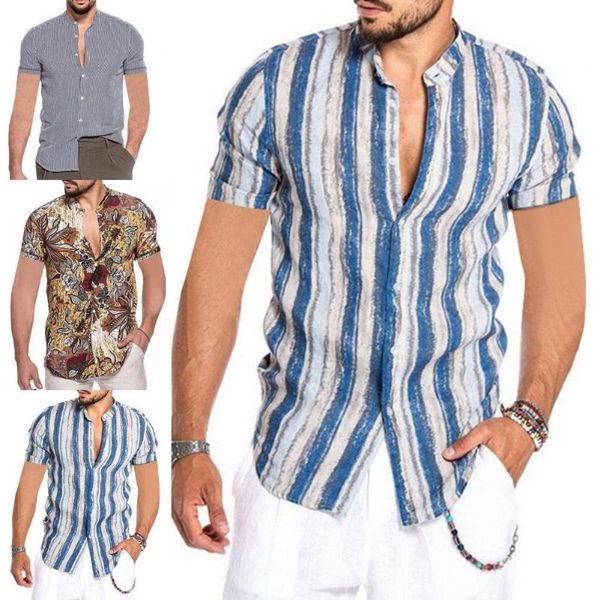 men's casual shirts summer mens shirt shor men floral printed short sleeve turn-down collar buttons hawaiian beachwear for party, White;black
men's casual shirts summer mens shirt shor men floral printed short sleeve turn-down collar buttons hawaiian beachwear for party, White;black