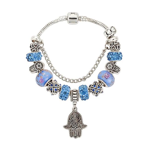 charm bracelets viovia blue crystal beads hamsa hand bangles for women silver color alloy bracelet fashion jewelry b15104, Golden;silver
charm bracelets viovia blue crystal beads hamsa hand bangles for women silver color alloy bracelet fashion jewelry b15104, Golden;silver