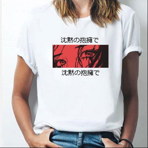 fashion new women tshirts red eyes print japanese anime print summer short sleeve tshirt round neck harajuku tee shirts, White
fashion new women tshirts red eyes print japanese anime print summer short sleeve tshirt round neck harajuku tee shirts, White
