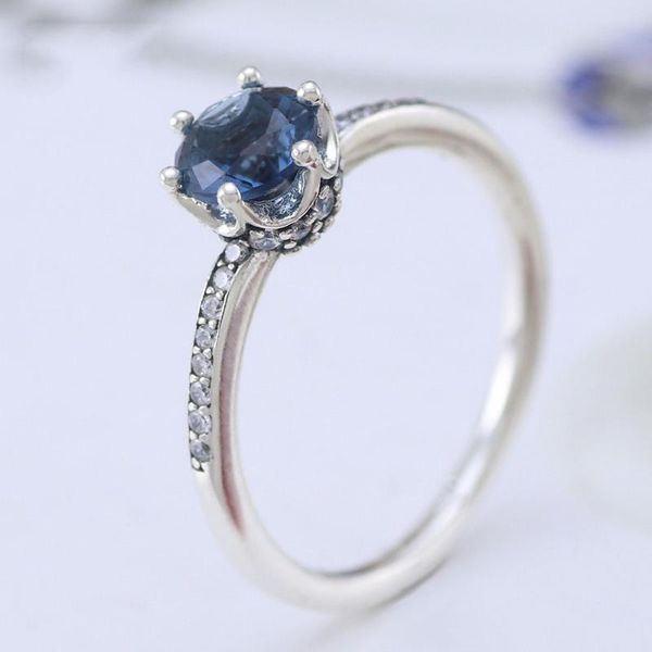 cluster rings real 925 sterling silver ring blue zircon sparkle crown for women's gift banquet jewelry, Golden;silver
cluster rings real 925 sterling silver ring blue zircon sparkle crown for women's gift banquet jewelry, Golden;silver