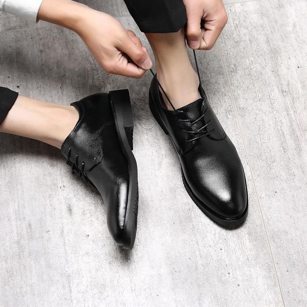 dress shoes fashion brand men oxfords style lace-up black comfortable business wedding leather pa-79
dress shoes fashion brand men oxfords style lace-up black comfortable business wedding leather pa-79