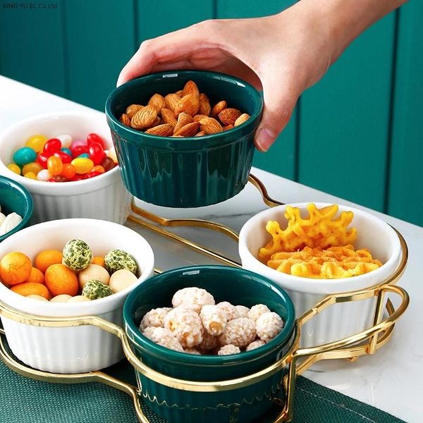 dishes & plates creative snack platter, candy plate, ceramic bowl with gilded handle, living room household tableware, dessert fruit plate
dishes & plates creative snack platter, candy plate, ceramic bowl with gilded handle, living room household tableware, dessert fruit plate
