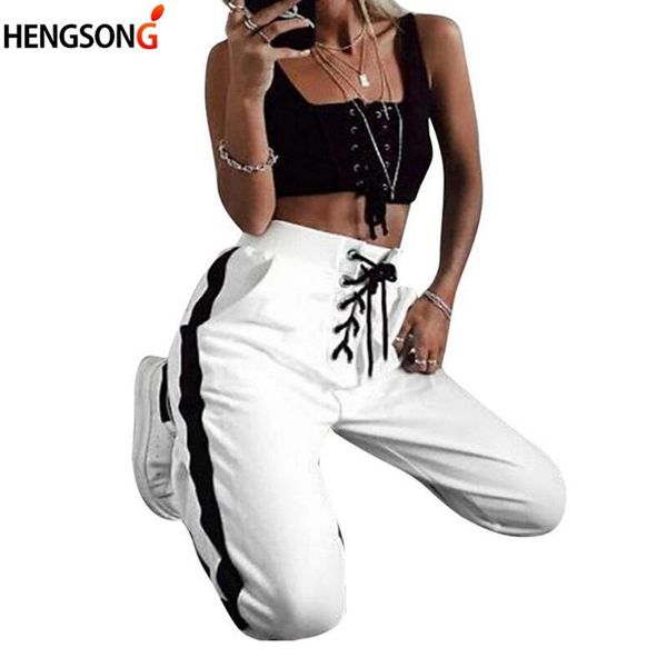 women's pants & capris spring autumn casual harajuku trousers for women tracksuit jogger fashion side stripe tied long pencil pant, Black;white
women's pants & capris spring autumn casual harajuku trousers for women tracksuit jogger fashion side stripe tied long pencil pant, Black;white