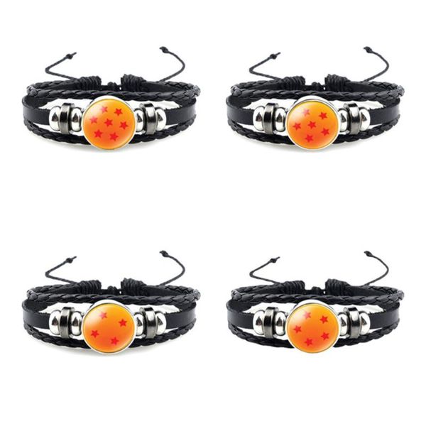 bangle 7 stars ball bracelet classic anime cartoon figure art picture glass cabochon button handmade black braided leather
bangle 7 stars ball bracelet classic anime cartoon figure art picture glass cabochon button handmade black braided leather