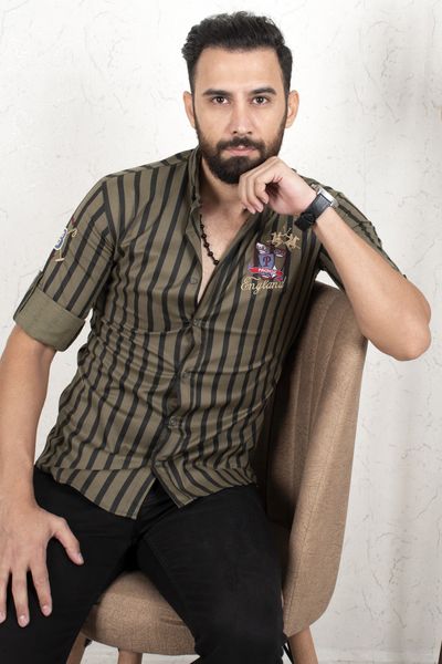 Khaki Tight-fitting Mold Male Shirt 100 Cotton Stripe Pattern Long Business Party Four Seasons Clothing 2002809 Az8e, White;black
Khaki Tight-fitting Mold Male Shirt 100 Cotton Stripe Pattern Long Business Party Four Seasons Clothing 2002809 Az8e, White;black