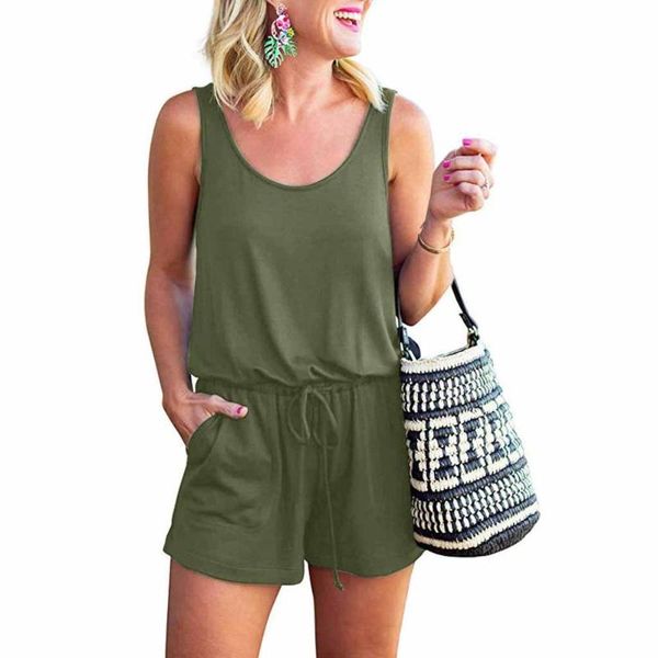 women's fashion summer playsuit solid sleeveless party beach jumpsuit romper combinaison short femme rompers women jumpsuit, Black;white
women's fashion summer playsuit solid sleeveless party beach jumpsuit romper combinaison short femme rompers women jumpsuit, Black;white