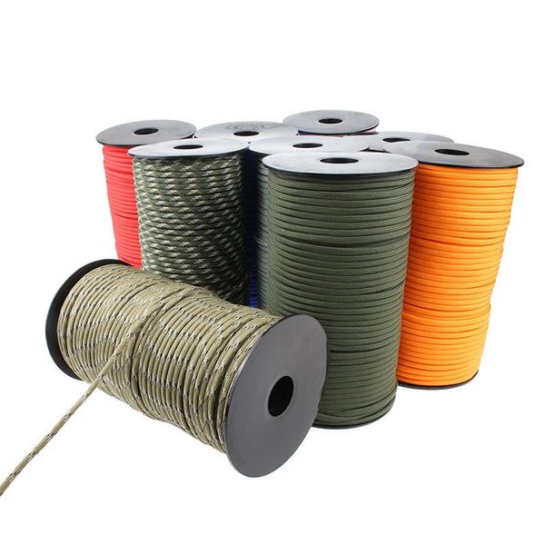 outdoor gadgets 100m 7 strand 550 paracord rope 4mm parachute cord umbrella tent lanyard paraglider camping survival equipment
outdoor gadgets 100m 7 strand 550 paracord rope 4mm parachute cord umbrella tent lanyard paraglider camping survival equipment
