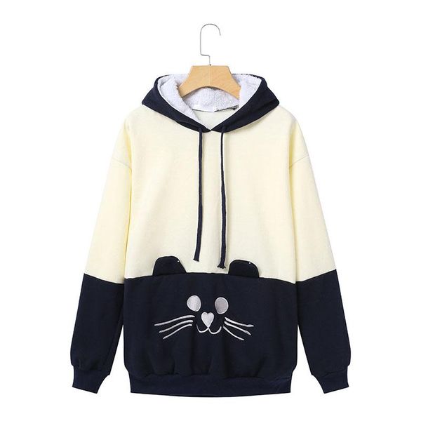 women's hoodies & sweatshirts winter womens pullover casual loose plush long sleeve warm for women, Black
women's hoodies & sweatshirts winter womens pullover casual loose plush long sleeve warm for women, Black