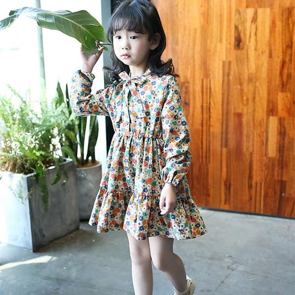 girl's dresses dfxd baby girls long sleeve dress arrival 2021 spring flower print bowknot princess birthday party kids 4-15y, Red;yellow
girl's dresses dfxd baby girls long sleeve dress arrival 2021 spring flower print bowknot princess birthday party kids 4-15y, Red;yellow