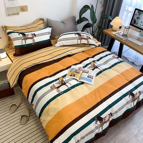 all cotton four piece set of pure cotton bed sheet, quilt cover bedding student dormitory all cotton luxury simple group purchase
all cotton four piece set of pure cotton bed sheet, quilt cover bedding student dormitory all cotton luxury simple group purchase
