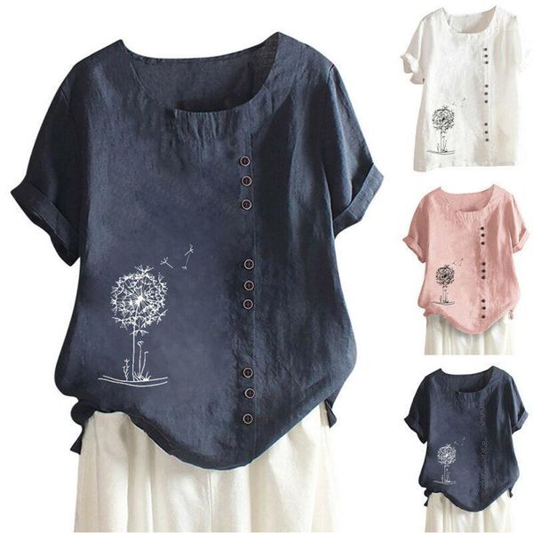 women floral short sleeve t-shirt summer ladies casual tunic pullover shirt women's, White
women floral short sleeve t-shirt summer ladies casual tunic pullover shirt women's, White