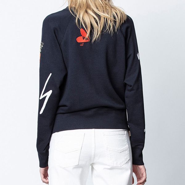 rock embroidered pattern navy sweatshirt women autumn winter long sleeve round neck pullover casual vintage hoodie oz82, Black
rock embroidered pattern navy sweatshirt women autumn winter long sleeve round neck pullover casual vintage hoodie oz82, Black