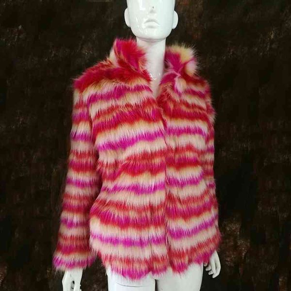 women's wool & blends s/4xl women fashion faux fur outwears mandarin collar large size casual mixed color female winter autumn fak, Black
women's wool & blends s/4xl women fashion faux fur outwears mandarin collar large size casual mixed color female winter autumn fak, Black