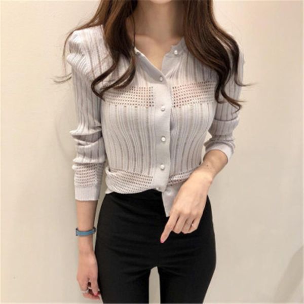 women's sweaters women casual sweater autumn 2021 korean minimalist solid short carigans temperament slim knitted outwear female, White;black
women's sweaters women casual sweater autumn 2021 korean minimalist solid short carigans temperament slim knitted outwear female, White;black