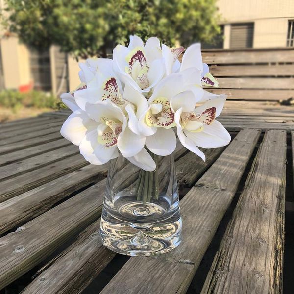 real touch cymbidium 6 heads artificial orchid shoot table decoration flower diy wedding bride hand flowers home decor floral
real touch cymbidium 6 heads artificial orchid shoot table decoration flower diy wedding bride hand flowers home decor floral