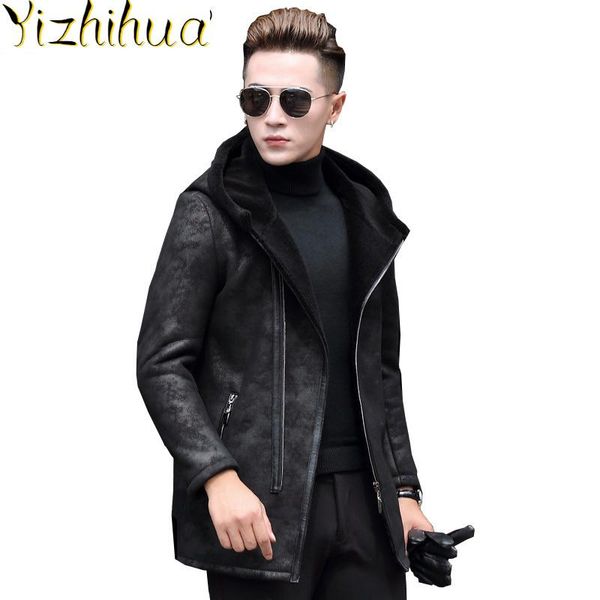 men's leather & faux azazel genuine jacket men winter wool coat 2021 fashion warm coats plus size 4xl overcoat jaqueta de couro 8325 zl, Black
men's leather & faux azazel genuine jacket men winter wool coat 2021 fashion warm coats plus size 4xl overcoat jaqueta de couro 8325 zl, Black