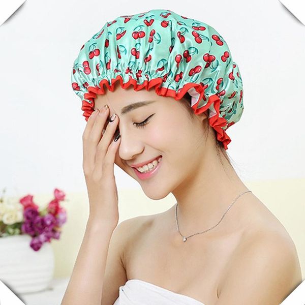 shower caps women hair cap hat supplies bathroom double layer waterproof thick cover accessories
shower caps women hair cap hat supplies bathroom double layer waterproof thick cover accessories