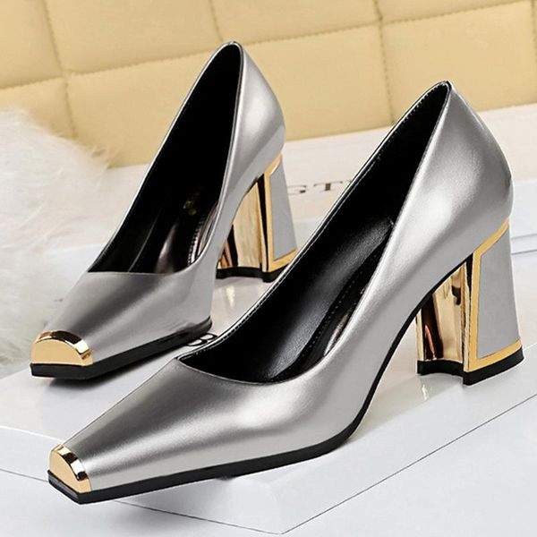 bigtree shoes pumps women heels elegent square high heels ladies shoes rhinestone metal decorate square toe wedding women, Black
bigtree shoes pumps women heels elegent square high heels ladies shoes rhinestone metal decorate square toe wedding women, Black