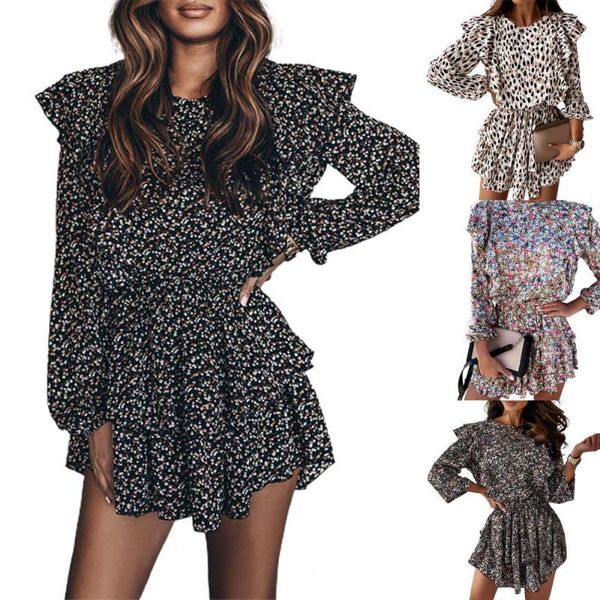 casual dresses women fashion floral mini dress flying sleeve round neck leopard print ruffle layered for streetwear daily dating, Black;gray
casual dresses women fashion floral mini dress flying sleeve round neck leopard print ruffle layered for streetwear daily dating, Black;gray