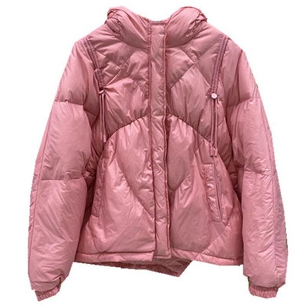 women's down & parkas 2021 winter parka 90%down jacket women short korean fashion colorful bright face double-layer hat loose coat, Black
women's down & parkas 2021 winter parka 90%down jacket women short korean fashion colorful bright face double-layer hat loose coat, Black