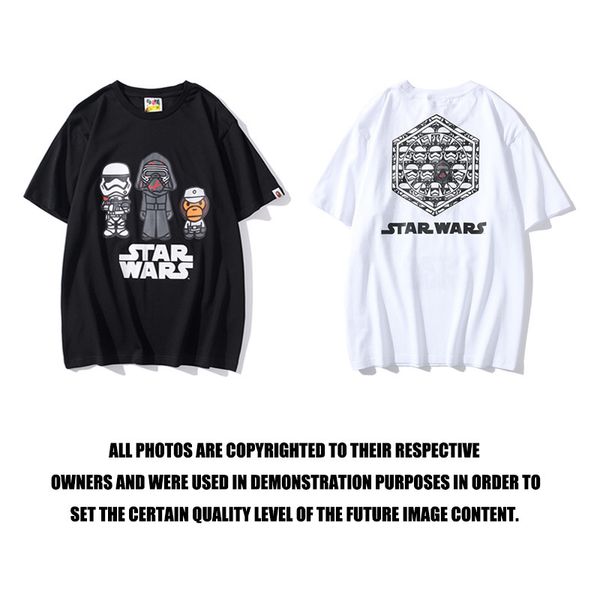 a bathing ape summer new japanese short-sleeved t-shirt trendy brand men's t-shirts gtf0, White;black
a bathing ape summer new japanese short-sleeved t-shirt trendy brand men's t-shirts gtf0, White;black