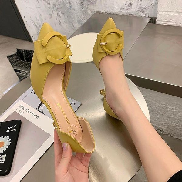 dress shoes 2021 ladies high heels hollow c buckle slip-on pointed toe thin comfortable soft leather womens, Black
dress shoes 2021 ladies high heels hollow c buckle slip-on pointed toe thin comfortable soft leather womens, Black