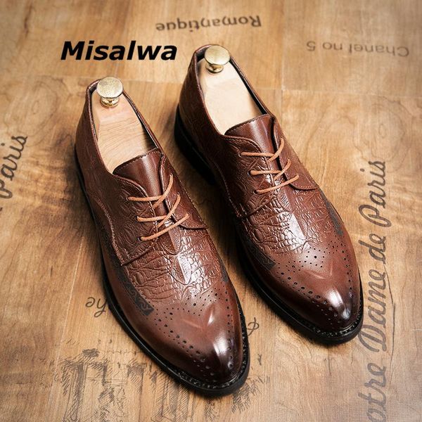 dress shoes misalwa 2021 est pu leather men wingtip carved italian formal oxford footwear business male wedding suit, Black
dress shoes misalwa 2021 est pu leather men wingtip carved italian formal oxford footwear business male wedding suit, Black