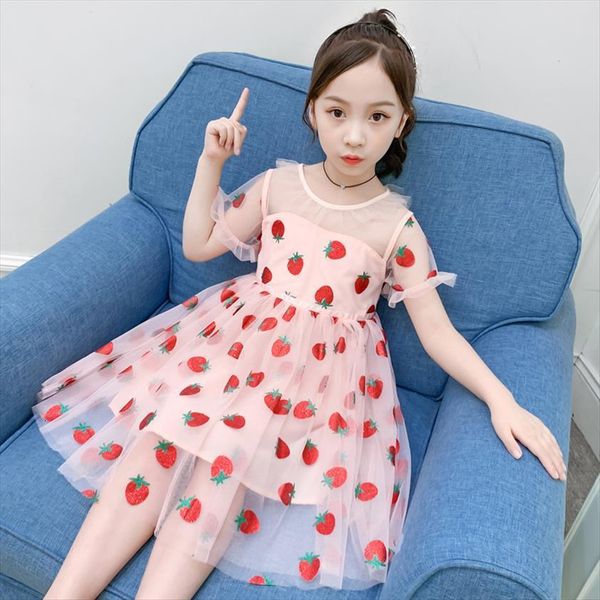 girls strawberry mesh kids for girl dresses sleeveless princess summer cute tutu 6 10 1, Red;yellow
girls strawberry mesh kids for girl dresses sleeveless princess summer cute tutu 6 10 1, Red;yellow