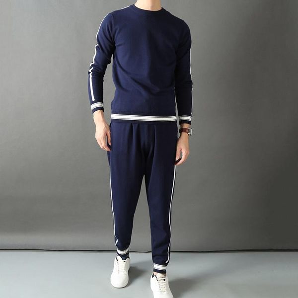 men's tracksuits mens sets (sweater+pants) luxury contrast color round collar casual sport male suits fashion slim fit man pants 3xl, Gray
men's tracksuits mens sets (sweater+pants) luxury contrast color round collar casual sport male suits fashion slim fit man pants 3xl, Gray