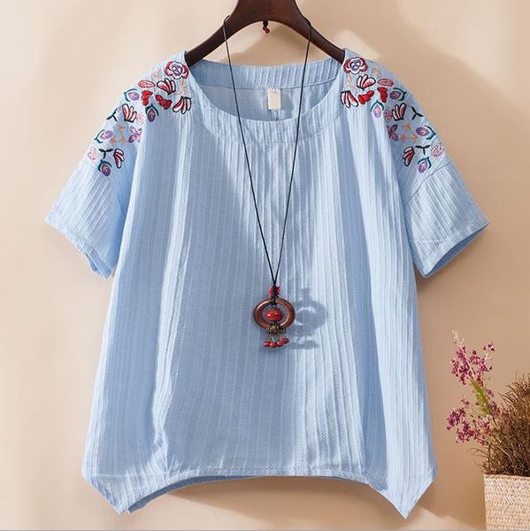 women's blouses & shirts plus size womens and 2021 summer vintage embroidery floral comfortable cotton linen shirt white blouse women
women's blouses & shirts plus size womens and 2021 summer vintage embroidery floral comfortable cotton linen shirt white blouse women