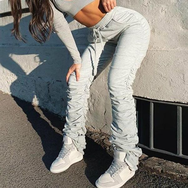 women solid basic casual long trousers drawstring high waist ruched pleated pants female fitness streetwear bottoms clothes 2021, Black;white
women solid basic casual long trousers drawstring high waist ruched pleated pants female fitness streetwear bottoms clothes 2021, Black;white