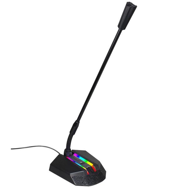 hxsj built-in 360° computer microphone rgb light-emitting flexible usb interface driver-voice chat video call
hxsj built-in 360° computer microphone rgb light-emitting flexible usb interface driver-voice chat video call
