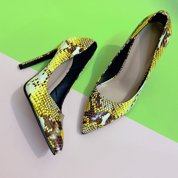 2021 new serpentine women high heels pointed toe shallow pumps for party wedding fashion snake print shoes size 35-42 h3sp, Black
2021 new serpentine women high heels pointed toe shallow pumps for party wedding fashion snake print shoes size 35-42 h3sp, Black