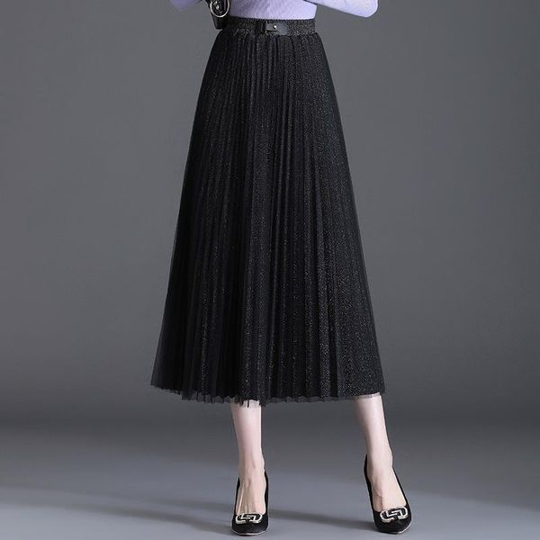 skirts autumn winter pleated skirt for women fashion elegant loose big swing elastic high waist casual lady korean long 9902, Black
skirts autumn winter pleated skirt for women fashion elegant loose big swing elastic high waist casual lady korean long 9902, Black