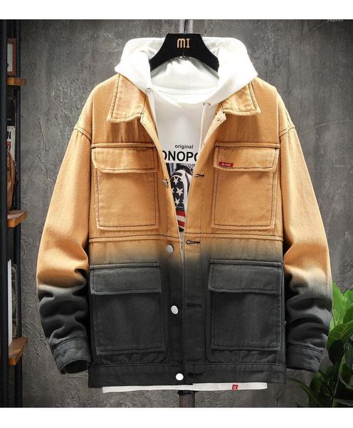 men's jackets denim jacket casual solid color lapel single-breasted autumn and winter slim high-quality, Black;brown
men's jackets denim jacket casual solid color lapel single-breasted autumn and winter slim high-quality, Black;brown