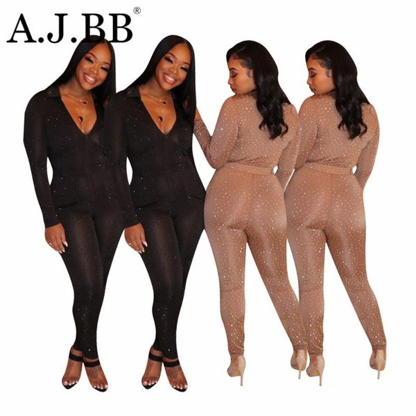 gym clothing autumn solid color nightclub jumpsuit fashion slim fit v-neck long sleeve women's shirt pants, White;black
gym clothing autumn solid color nightclub jumpsuit fashion slim fit v-neck long sleeve women's shirt pants, White;black