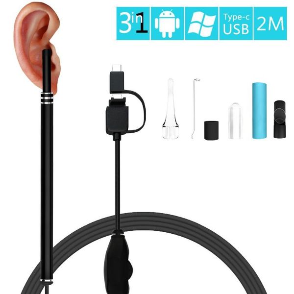 cameras arrival 3 in 1 visual ear camera, 720p hd health endscope tooth checking mini save&share video and pos 2m length
cameras arrival 3 in 1 visual ear camera, 720p hd health endscope tooth checking mini save&share video and pos 2m length