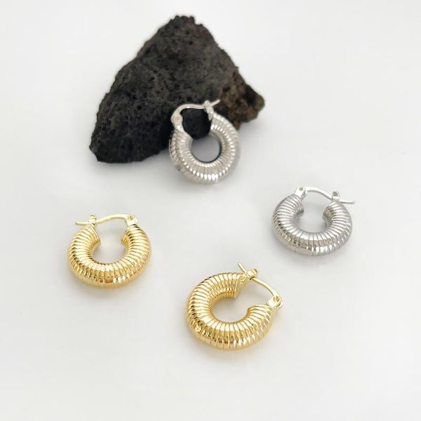 hoop & huggie peri'sbox classic small geomtric chunky thick earring for women minimalist gold silver color tube carved earrings, Golden;silver
hoop & huggie peri'sbox classic small geomtric chunky thick earring for women minimalist gold silver color tube carved earrings, Golden;silver