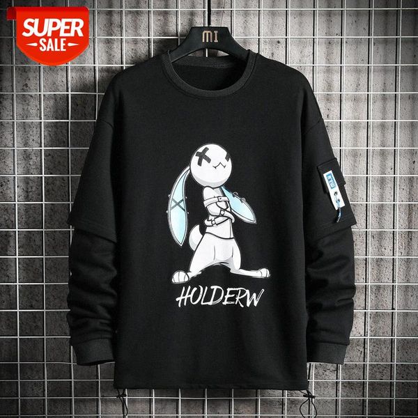 boys fake two-piece fashion printed sweater men's korean style trendy long-sleeved round neck #xd6p, Black
boys fake two-piece fashion printed sweater men's korean style trendy long-sleeved round neck #xd6p, Black