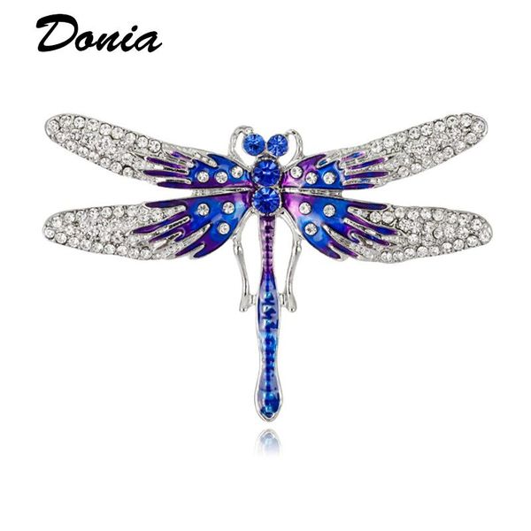 pins, brooches donia jewelry fashion wild enamel dragonfl brooch ladies rhinestone personality coat accessories scarf pin high-end gifts, Gray
pins, brooches donia jewelry fashion wild enamel dragonfl brooch ladies rhinestone personality coat accessories scarf pin high-end gifts, Gray