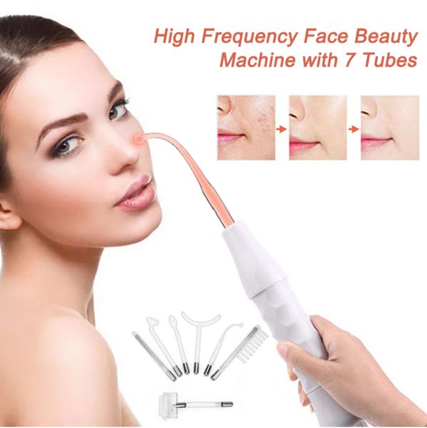 portable 7 in 1 micro current high frequency ozone facial wand acne treat device, Black;white
portable 7 in 1 micro current high frequency ozone facial wand acne treat device, Black;white
