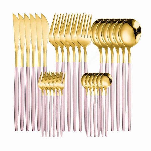 dinnerware sets grade luxury cutlery set utensils reusable dinner stainless steel knifes forks spoon pink gold tableware
dinnerware sets grade luxury cutlery set utensils reusable dinner stainless steel knifes forks spoon pink gold tableware