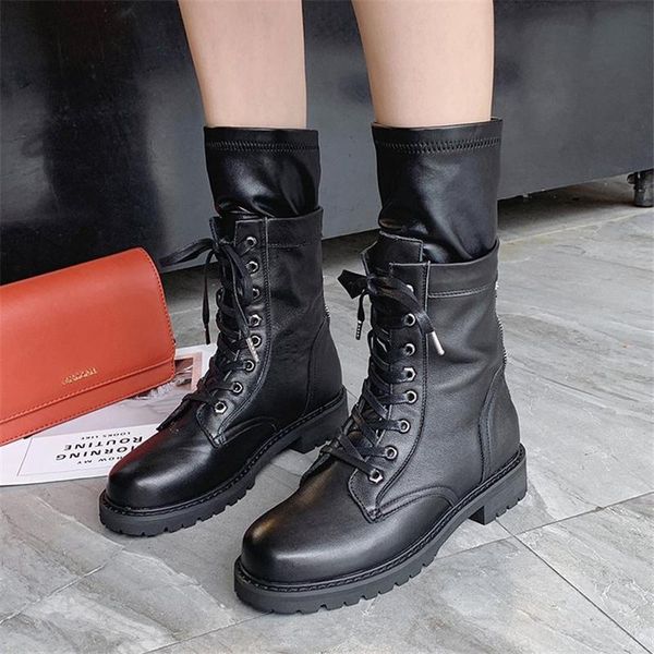 boots women shank-hight autumn winter warm style lace up fashion leather shoe round toe black female boot field army botas
boots women shank-hight autumn winter warm style lace up fashion leather shoe round toe black female boot field army botas