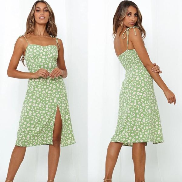 casual dresses elegant adjust spaghetti straps vestido print women midi dress vintage elastic bust side split, Black;gray
casual dresses elegant adjust spaghetti straps vestido print women midi dress vintage elastic bust side split, Black;gray