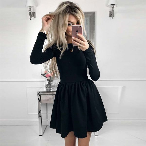 2019 fashion casual red black dress women solid long sleeve slim a-line dress women mini dresses vestidos fall new, Black;gray
2019 fashion casual red black dress women solid long sleeve slim a-line dress women mini dresses vestidos fall new, Black;gray