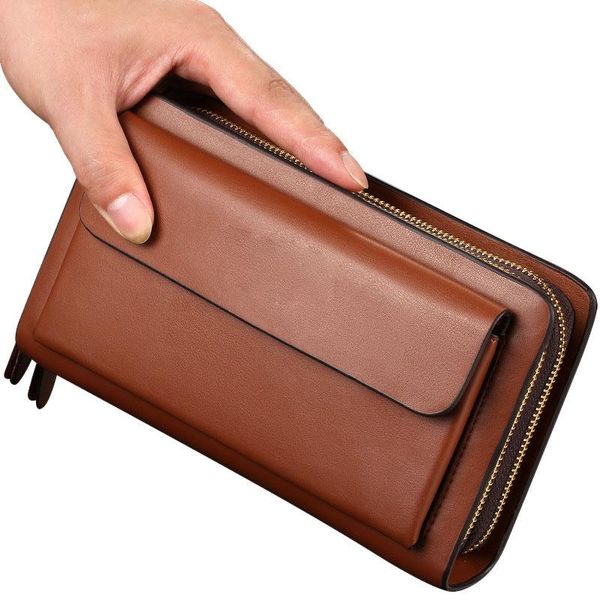 wallets brand men large capacity cell phone pocket double zipper clutch bag passcard male business wallet, Red;black
wallets brand men large capacity cell phone pocket double zipper clutch bag passcard male business wallet, Red;black