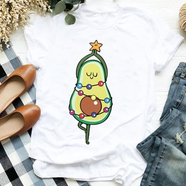 women merry christmas avocado funny fruit cartoon 90s cute holiday clothes ladies graphic print tee tshirt female t-shirt, White
women merry christmas avocado funny fruit cartoon 90s cute holiday clothes ladies graphic print tee tshirt female t-shirt, White