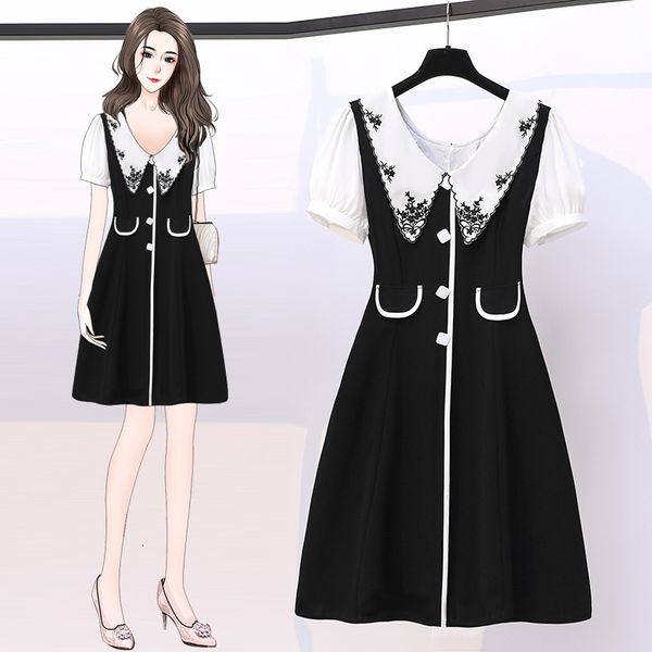 2021 sunmer woman's cloth of vintage 90s elegant black embroidery dress big plus size 5xl bodycon wrapped in an ol-shirt line 4eif, White
2021 sunmer woman's cloth of vintage 90s elegant black embroidery dress big plus size 5xl bodycon wrapped in an ol-shirt line 4eif, White